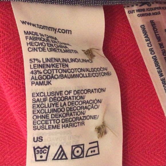 Tommy Hilfiger Linen/Cotton Blend Jacket XS - Picture 7 of 7